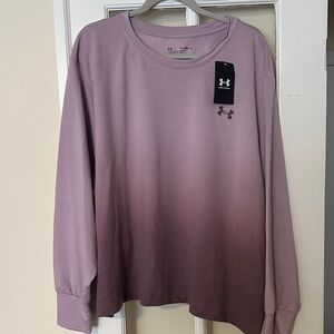 Under Armour Mauve to Plum Ombre Long Sleeve Sweatshirt